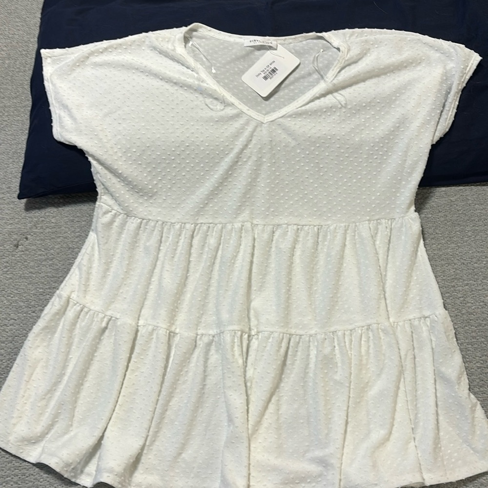 First Love Top in White